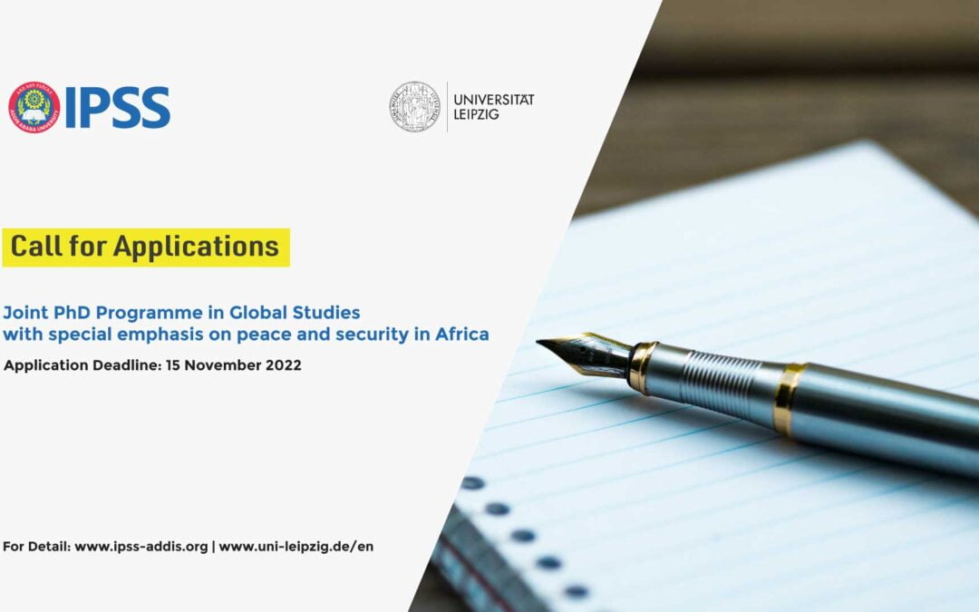 Call for Applications: Joint PhD Programme in Global Studies