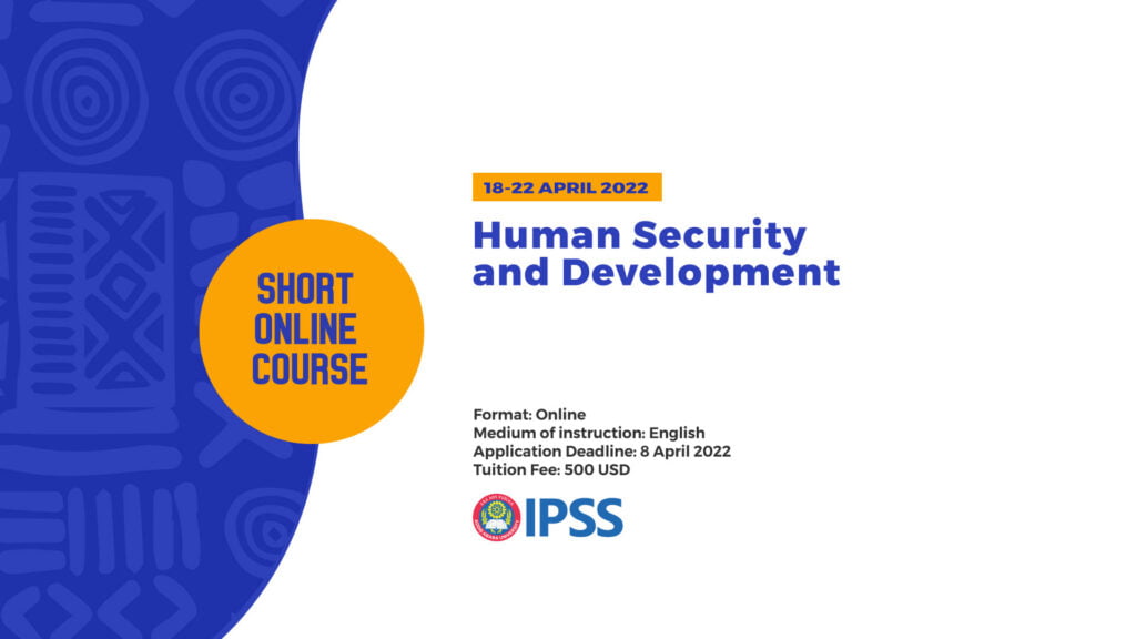 Human Security Course Images Short Online Course | Human Security and Development | IPSS
