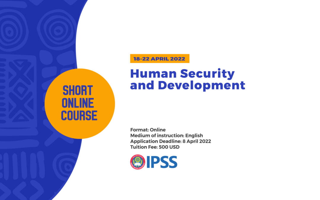 Short Online Course | Human Security and Development