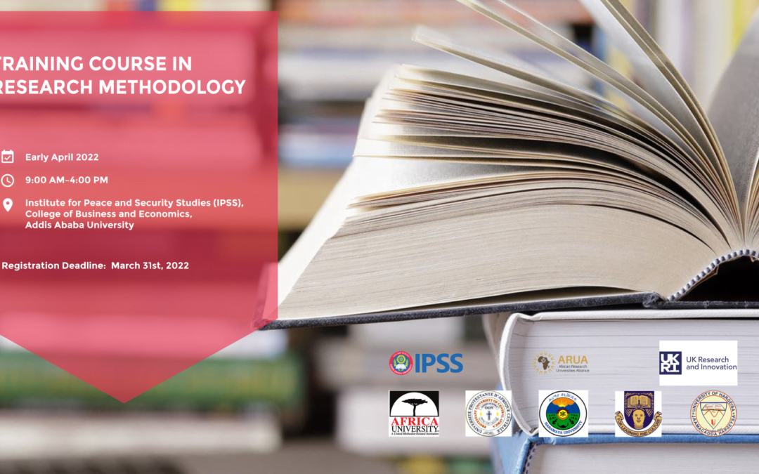 Call for Applications: Training Course in Research Methodology