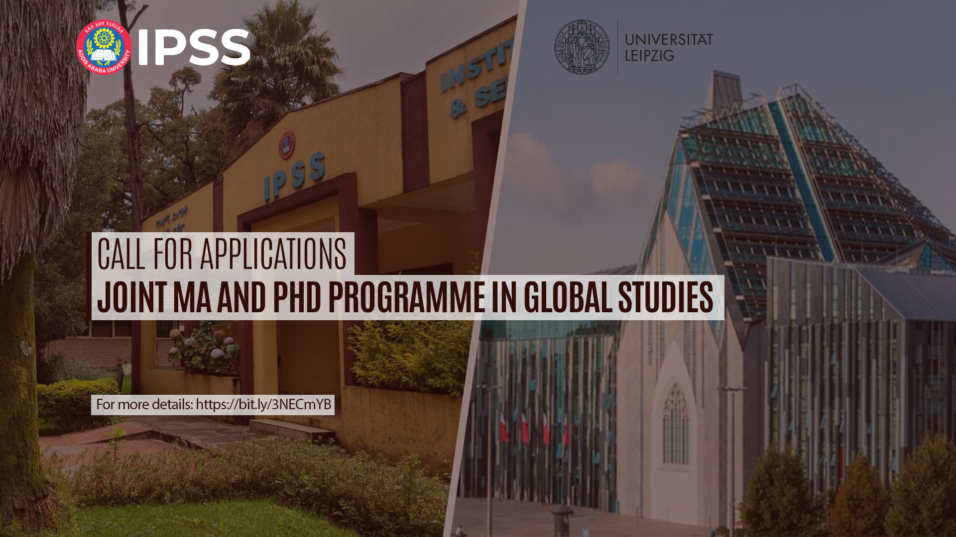 Call for Applications: Joint MA and PhD Programme in Global Studies