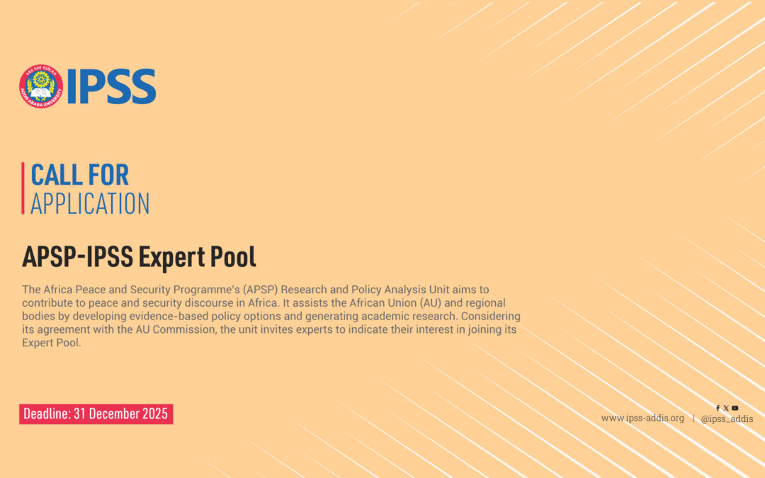 Call for Application: APSP-IPSS Expert Pool