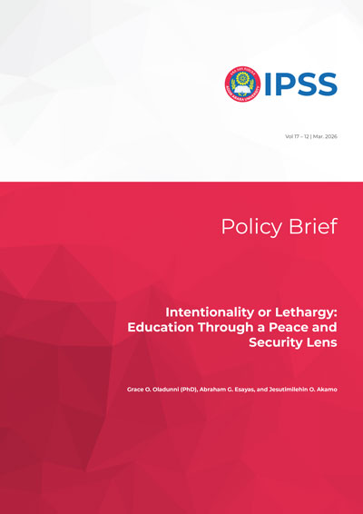 Intentionality or Lethargy: Education Through a Peace and Security Lens