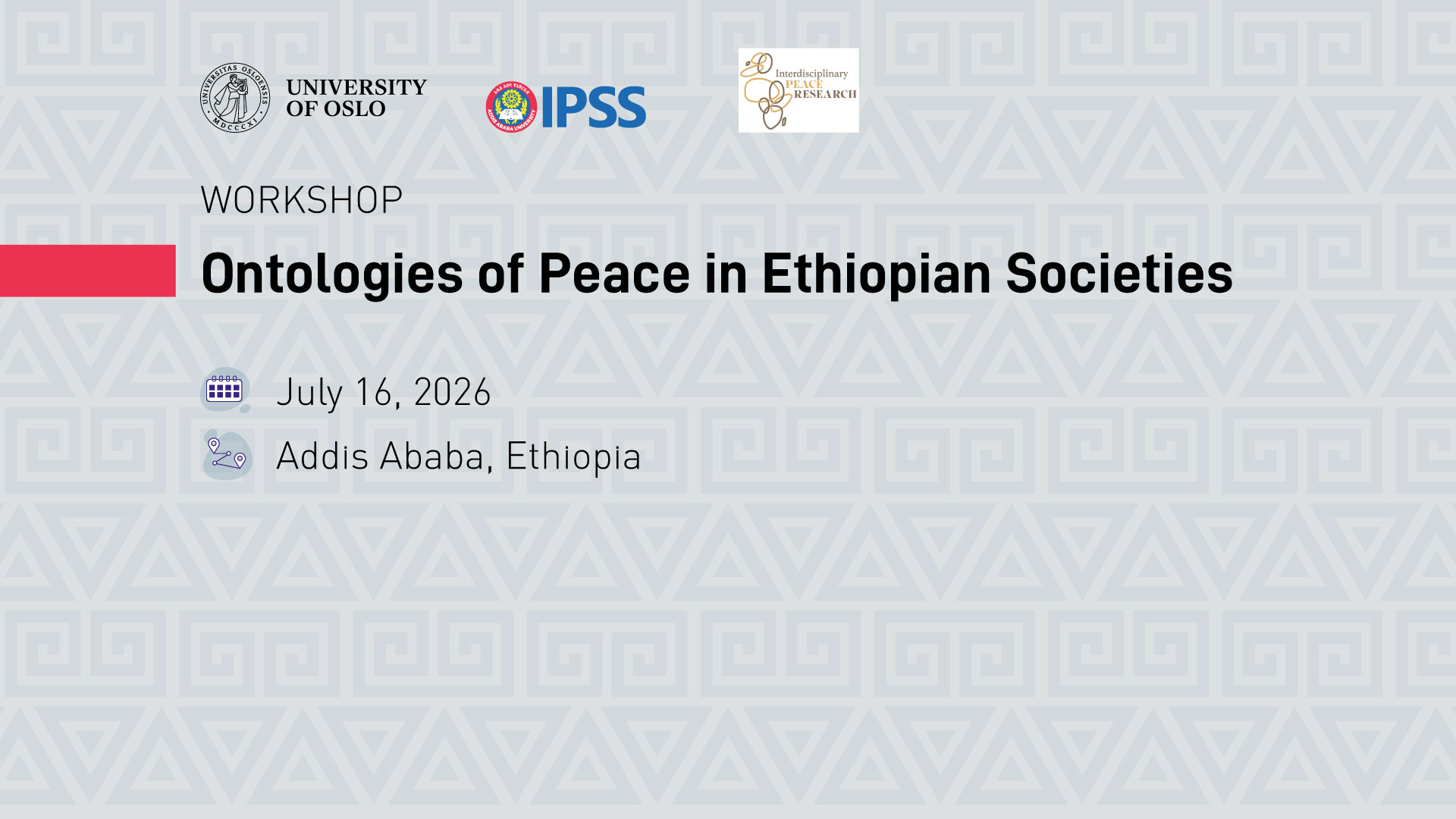 Ontologies of Peace in Ethiopian Societies