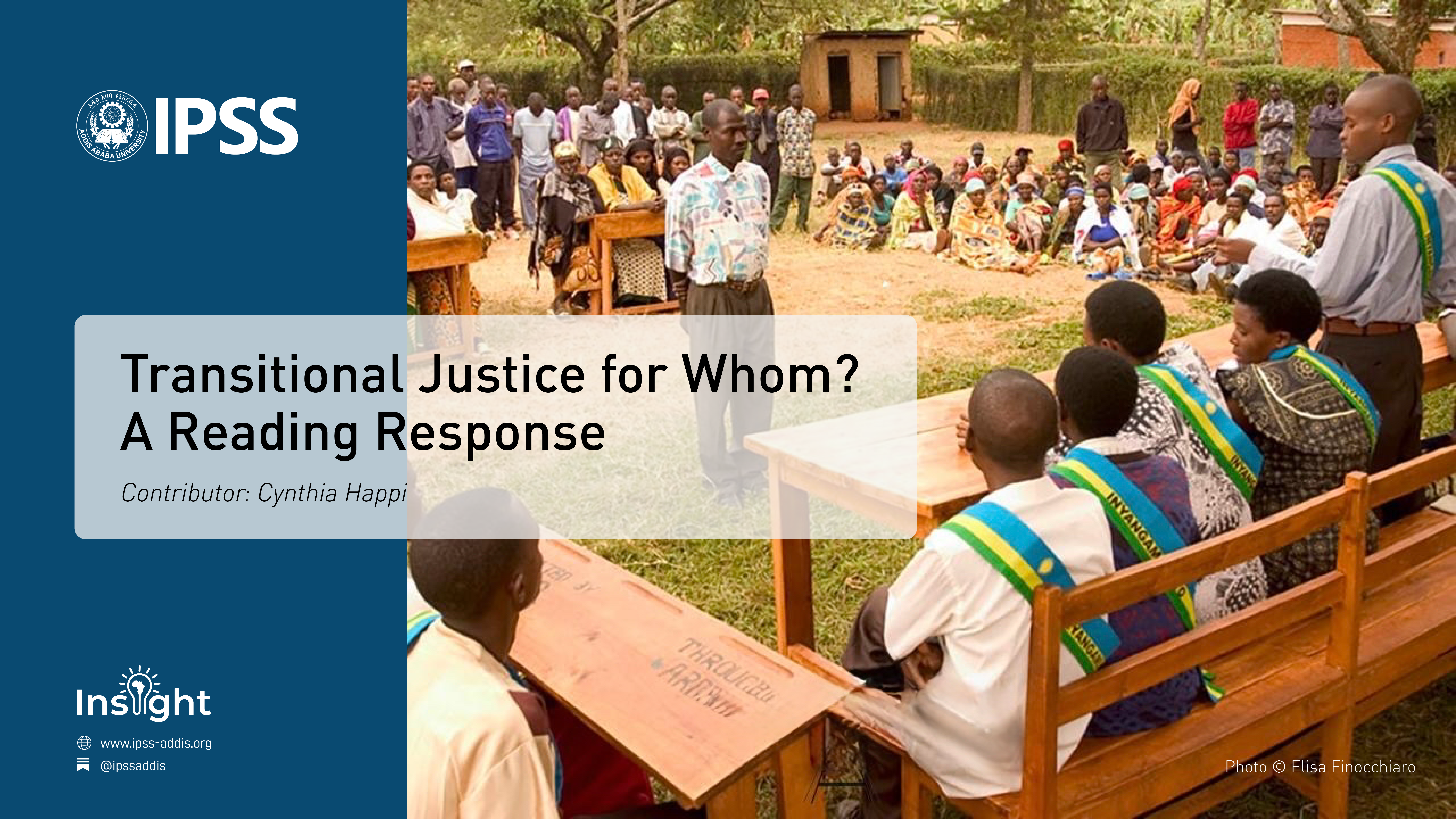Transitional Justice for Whom? A Reading Response