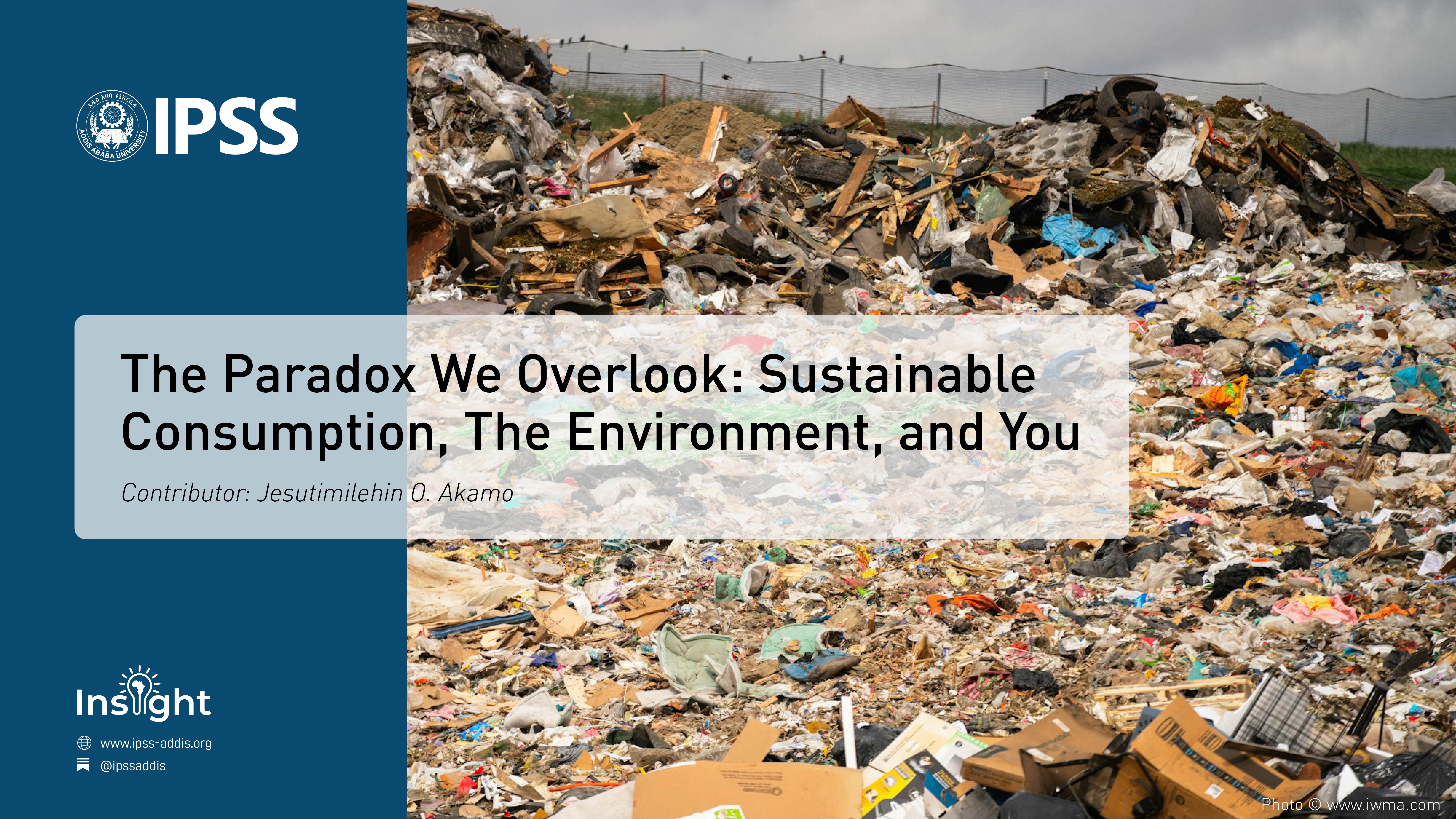 The Paradox We Overlook: Sustainable Consumption, The Environment, and You