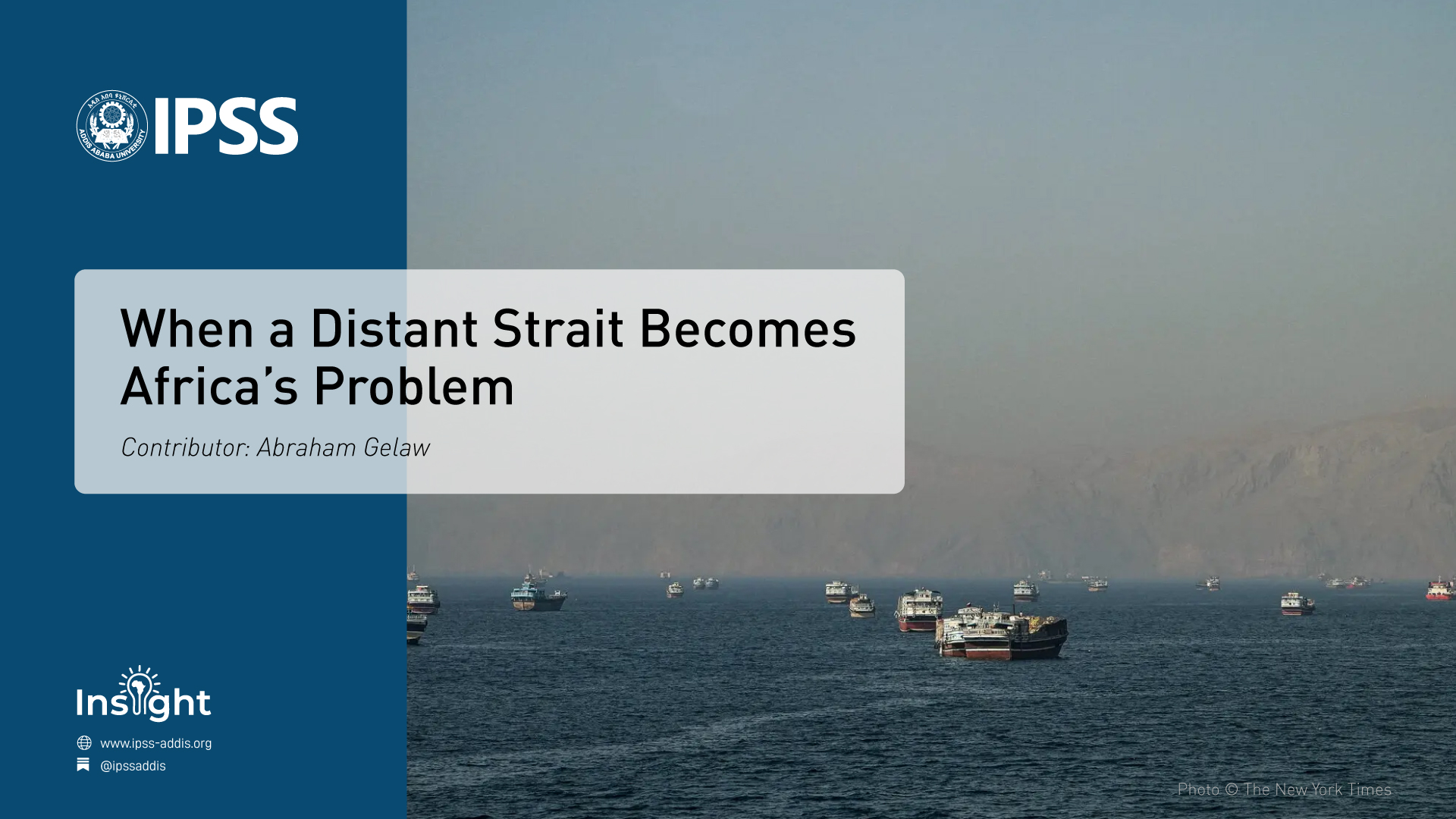 When a Distant Strait Becomes Africa’s Problem
