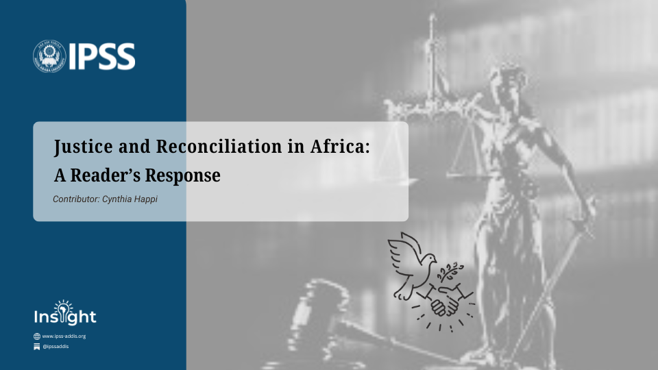 Justice and Reconciliation in Africa: A Reader’s Response
