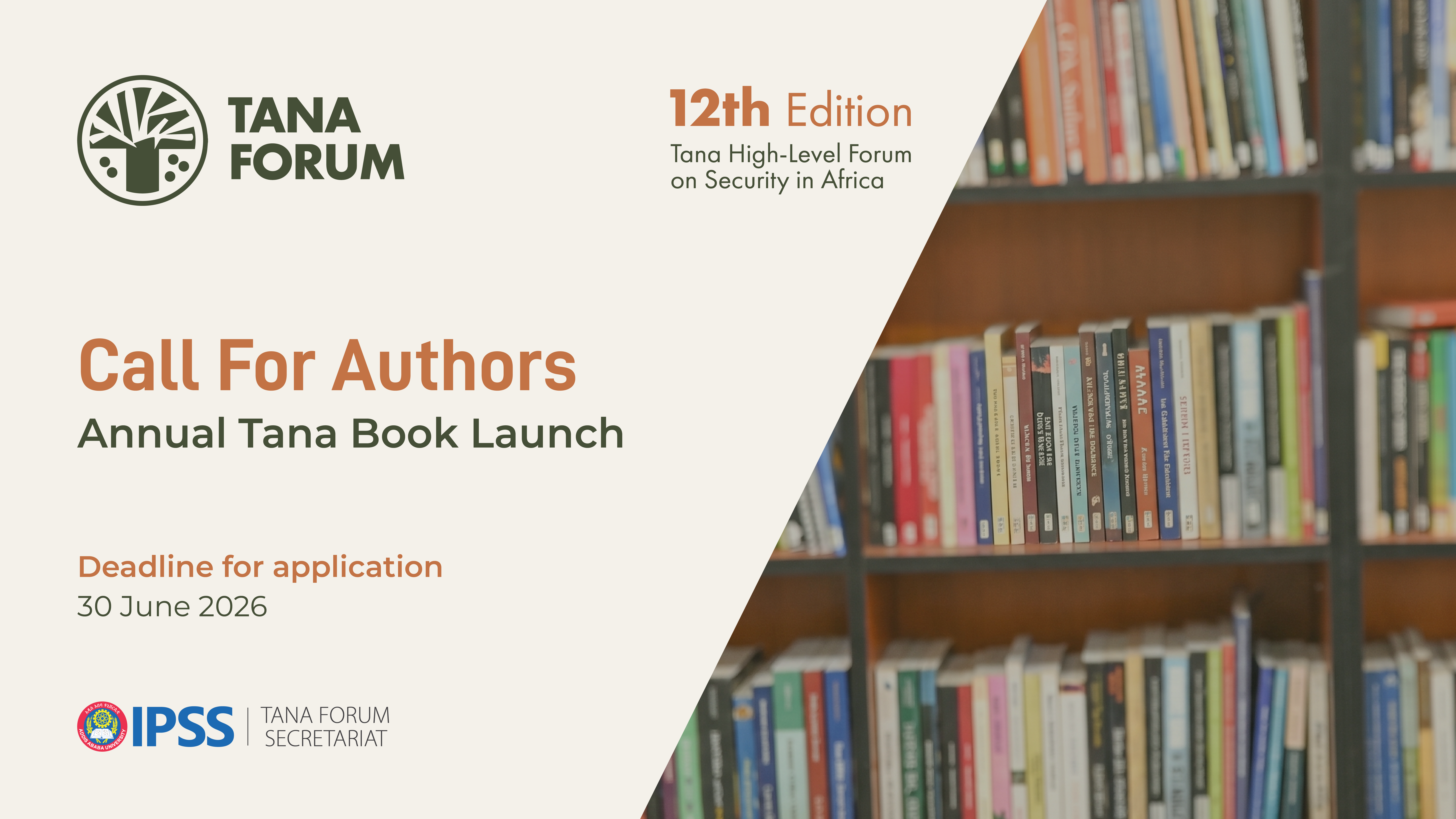 Call to Authors: Propose Your Book to the Tana Annual Book Launch