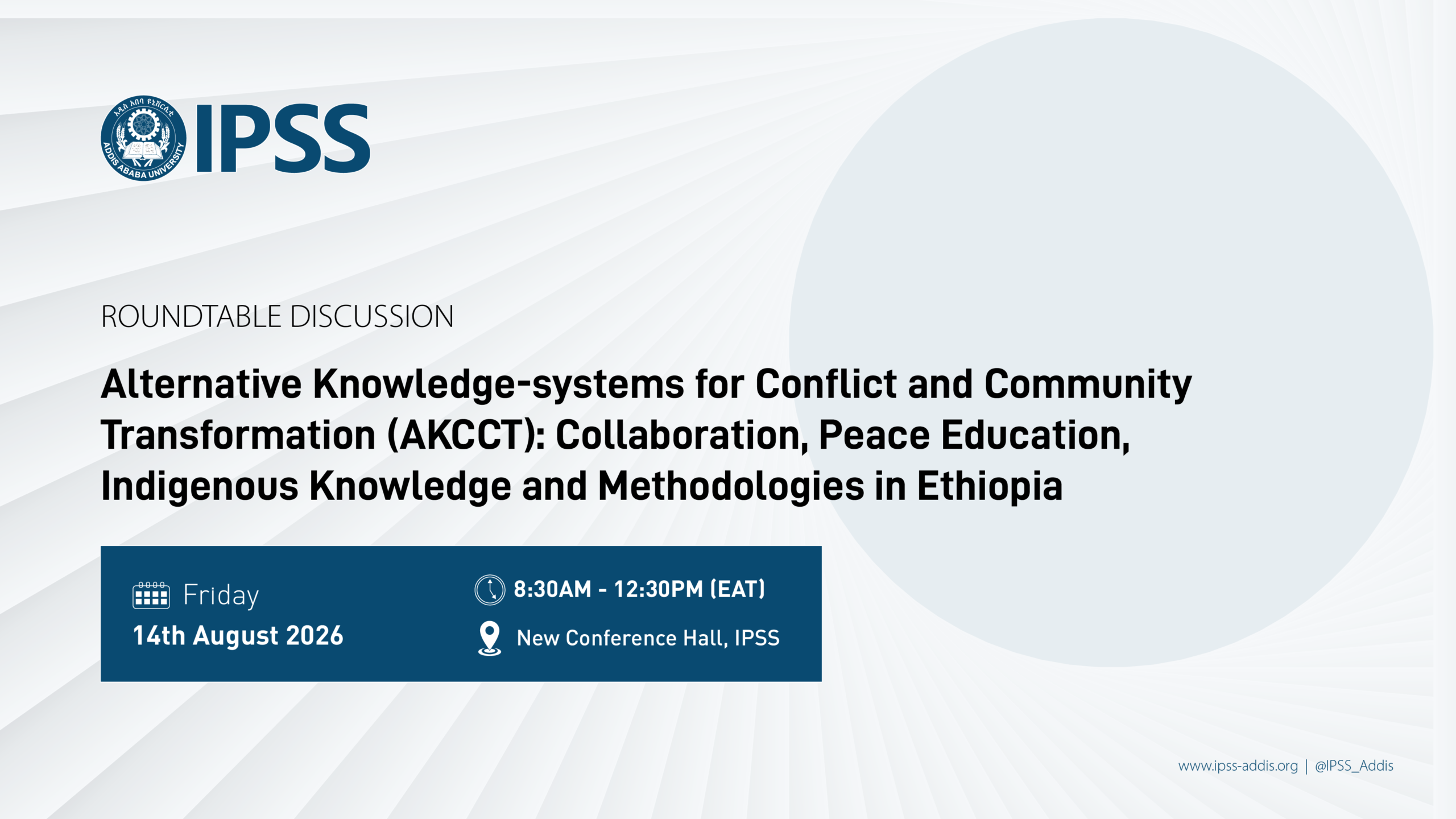 Alternative Knowledge-systems for Conflict and Community Transformation (AKCCT): Collaboration, Peace Education, Indigenous Knowledge and Methodologies in Ethiopia