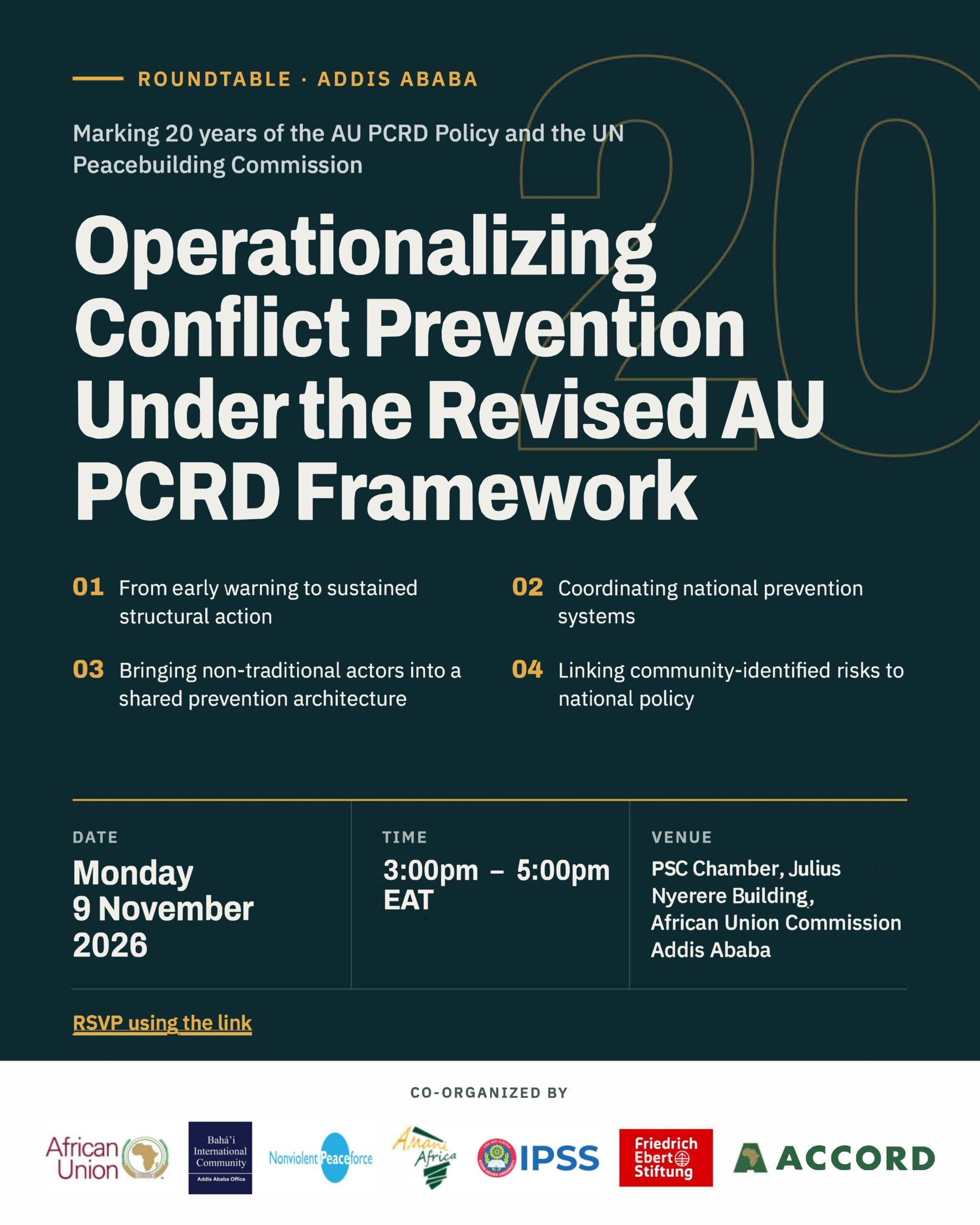 Operationalizing Conflict Prevention Under the Revised AU PCRD Framework