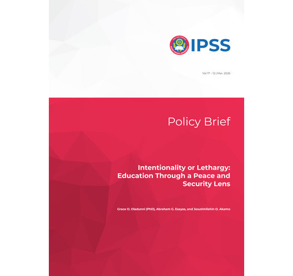 Intentionality or Lethargy: Education Through a Peace and Security Lens