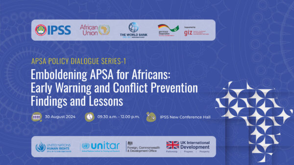 Emboldening APSA for Africans: Early Warning and Conflict Prevention Findings and Lessons